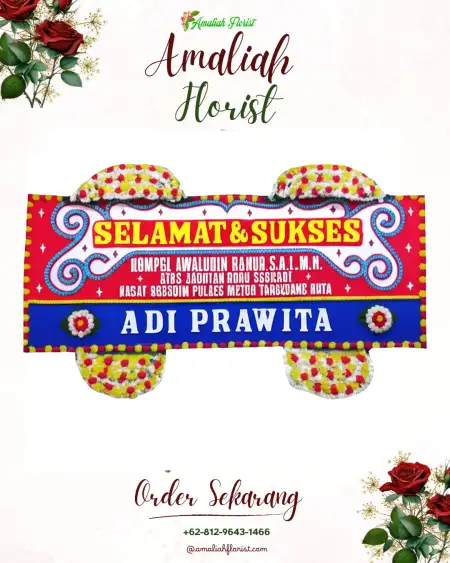 Papan Bunga Ucapan Selamat Ledokdawan